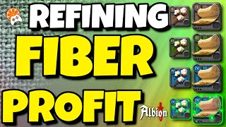 Albion Online  Refining Fiber Profit [upl. by Bettencourt421]