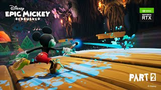 Disney Epic Mickey Rebrushed PC Gameplay Walkthrough Part 2 2K 60FPS [upl. by Paige]