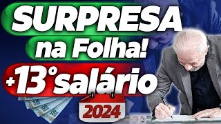 SURPRESA para APOSENTADOS EXTRATO de PAGAMENTO INSS 2024  CORREÇÃO DIA 28  13 salário 2024 [upl. by Ciel]