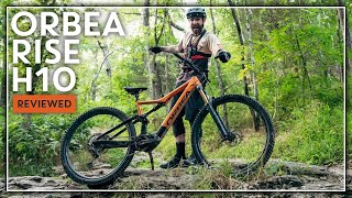 Orbea Rise H10 Review orbea emtb bentonville [upl. by Bilak609]