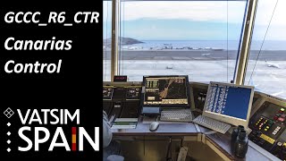 VATSIM ATC  Canarias Control GCCCR6CTR  Cross The Pond 2023 [upl. by Luar]