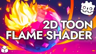 QUICKANDEASY FLAMES 2D Toon Flame Shader Tutorial [upl. by Allis]