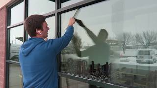 Window Washing With Extension Poles [upl. by Nalaf639]