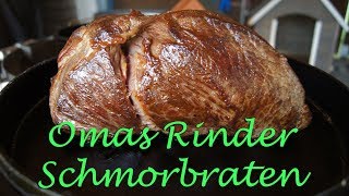 Omas Rinderschmorbraten YBBQ [upl. by Enisaj]