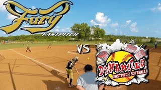 Fury Fastpitch Vegas vs Central Ohio Dynamites 12u fastpitch softball [upl. by Melisent]