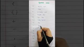 Symbols name  Part  2  shorts education knowledge [upl. by Haimirej]