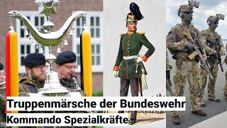 Truppenmärsche der Bundeswehr Kommando Spezialkräfte  KSK und die Tradition der Yorckschen Jäger [upl. by Dorraj799]