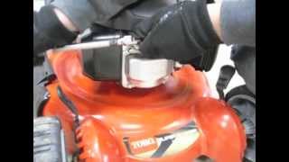 How To Change Your Lawn Mower Spark Plug and Air Filter  Toro Residential Push Mower [upl. by Nisa]