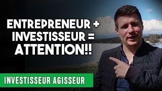 Entrepreneur  Investisseur  Attention insaisissabilité [upl. by Atinnek]