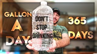 What Happened When I Drank A Gallon Of Water Every day For A Year Amazing Health Benefits [upl. by Yllehs279]