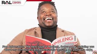 Mmileng Issue 1 of 2024 Cover Star  Mashabela Galane Comedian and Entrepreneur [upl. by Artkele]