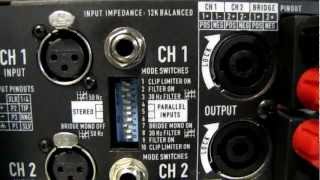 Bridging a QSC amplifier  Stage Left Audio [upl. by Jade]