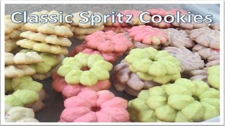 Classic Spritz Cookies Wilton Recipe [upl. by Stanislaus]