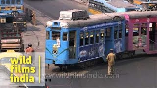 Calcutta Tram is the oldest operating electric tram in India [upl. by Edra]