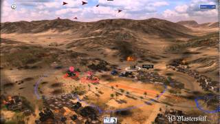 RUSE Mission 3 Kasserine Pass Gameplay Hard Wargamer Difficulty 22 [upl. by Farrah]