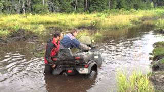 VTT dans la boue  ATV in mud  SaintRaymond de Portneuf Quebec [upl. by Buckels]