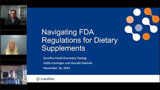 Navigating FDA Regulations for Dietary Supplements [upl. by Tirrell]