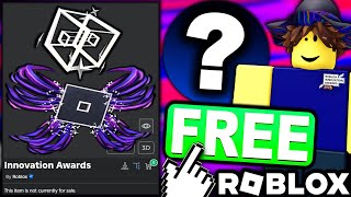 FREE ACCESSORIES HOW TO GET Roblox Innovation Awards 24 Sparkle Buddy amp Ribbon Wings [upl. by Ruhtracam624]