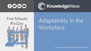 Professional Development Adaptability in the Workplace [upl. by Anitnas861]