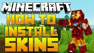 How To Change Your Skin in Minecraft 174 TUTORIAL [upl. by Noevad214]