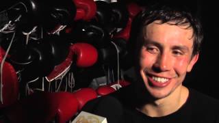 Gennady Golovkin training interview before Gabriel Rosado fight [upl. by Panthia]