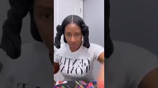 Have you ever tried heatless sock curls 🎥 Tiktok misslondonbella Hydratherma [upl. by Caiaphas]