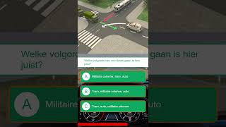 🚗 Voorrang kruispunt 🚗 CBR auto theorieexamen rijles theorie examen verkeer [upl. by Lairret]
