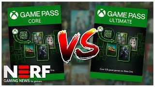 Xbox Game Pass CORE vs Xbox Game Pass ULTIMATE [upl. by Dnob]