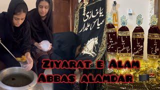 ZiyarateAlam ABBAS ALAMDAR  8 Muharram Niyaaz  PariMeethi [upl. by Enitsud]