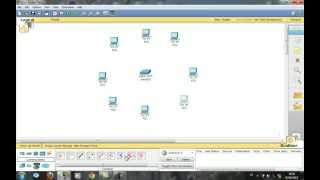 Topologie etoile packet tracer [upl. by Rufe]