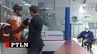 Lloydminster Bobcats end training camp with media game [upl. by Aihselef]