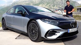 2022 Mercedes EQS 580  DAY Drive AMG FULL Review Interior Exterior [upl. by Harv]