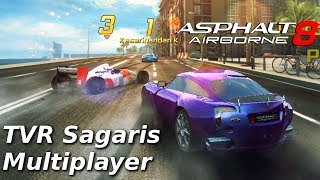 MIDRANK VULCAN TVR Sagaris Rank 1473 Multiplayer in Asphalt 8 [upl. by Ienttirb]