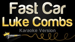 Luke Combs  Fast Car Karaoke Version [upl. by Are]