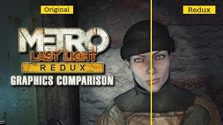 Metro Last Light Redux  Graphics Comparison [upl. by Thun512]