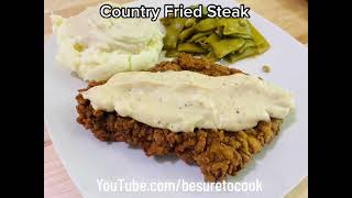 Country Fried Steak With White Gravy [upl. by Tova462]