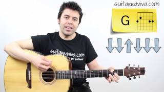 de musica ligera tutorial guitarra completo con acordes y ritmo de soda stereo [upl. by Lenore958]