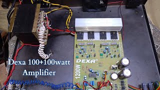 Dexa 100100 Watt Stereo Amplifier Dexa 1200Watt Amplifier Board [upl. by Norvin852]