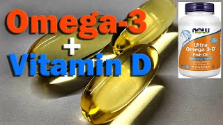 Now Foods Ultra Omega3 D Fish Oil Softgels REVIEW [upl. by Rese]