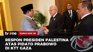 Pujian dari Presiden Palestina Untuk Pidato Prabowo Saat KTT Gaza  Kabar Hari Ini tvOne [upl. by Maury]