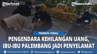 Aksi Terpuji Ibu ibu Kumpulkan Uang Jutaan Milik Pengendara yang Jatuh di Jalan Serahkan ke Polisi [upl. by Giselbert]