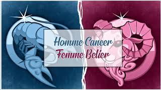 Homme Cancer ♋ Femme Bélier ♈  Compatibilité Amoureuse Astrologique [upl. by Ayekat]