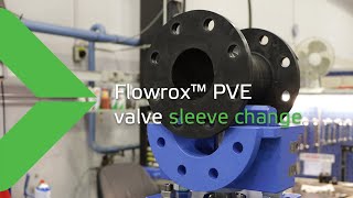 Flowrox™ PVE Valve Sleeve Change Maintenance Video [upl. by Henrie]