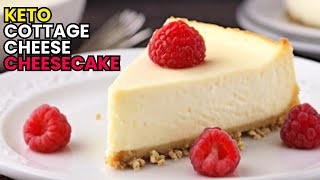 Keto Cottage Cheese Cheesecake  LowCarb Dessert Recipe [upl. by Brand]