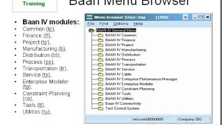 Baan ERP Introduction [upl. by Reggy]