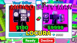 Mitico a DJ TV Dia 1 en toilet tower defense toilettowerdefense [upl. by Anivla]