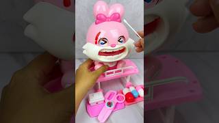 Satisfying With Unboxing Miniature Cute Pink Rabbit Set Toys Doctor ASMR Videos [upl. by Odoric]