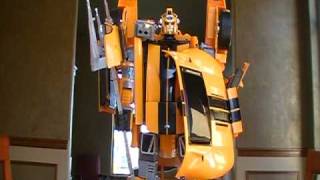 112 scale RoadBot Ford GT transformer toy review [upl. by Lodmilla]