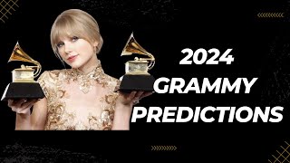 GRAMMY PREDICTIONS amp NOMINATIONS 2024 [upl. by Enimzaj]