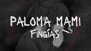 Fingías  Paloma Mami Slowed  Reverb Lyrics [upl. by Atiekahs707]